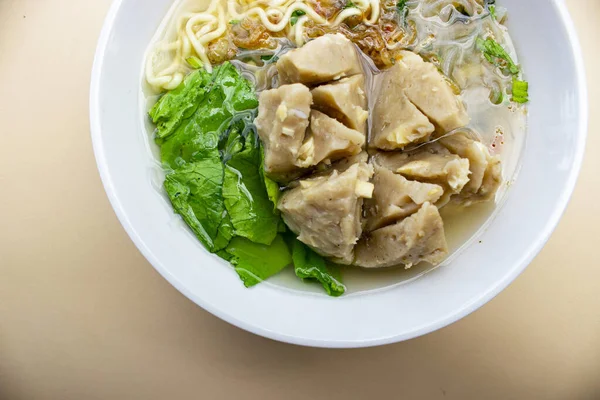 Bakso Urat Meatball Muscles Popular Traditional Food Made Meat Cow — ストック写真