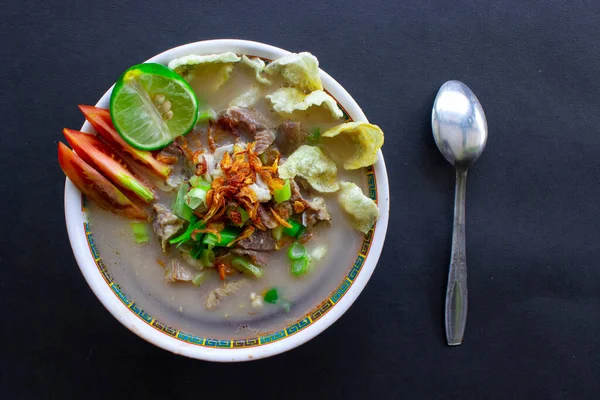 Sop Kaki Kambing Traditional Food Betawi Jakarta Indonesia Made Mutton — Φωτογραφία Αρχείου