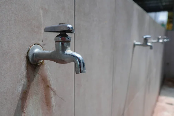 water faucet or water tab on ceramic wall