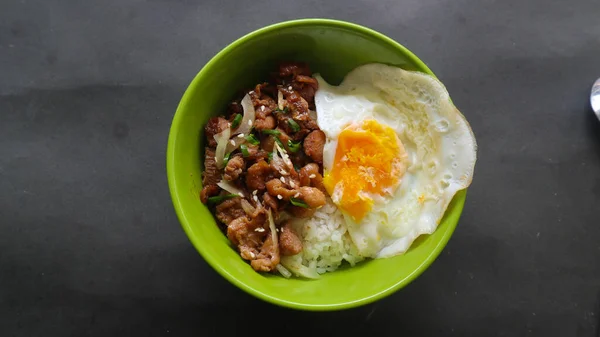 Homemade Bibimbap Rice Bowl Bibimbap Korean Dish Rice Bowl Vegetables — 스톡 사진