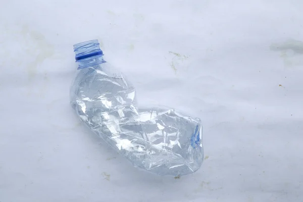 Set Water Plastic Bottle Isolated White Background — Stockfoto