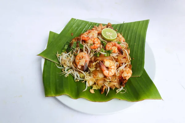 Pad Thai Atau Phad Thai Adalah Hidangan Nasi Goreng Dari — Stok Foto
