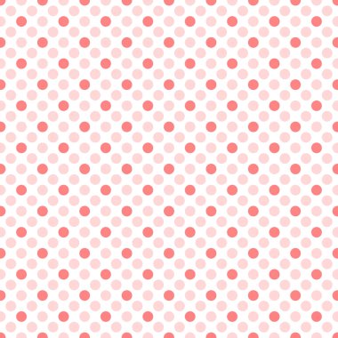 Seamless mini pink dot for pattern