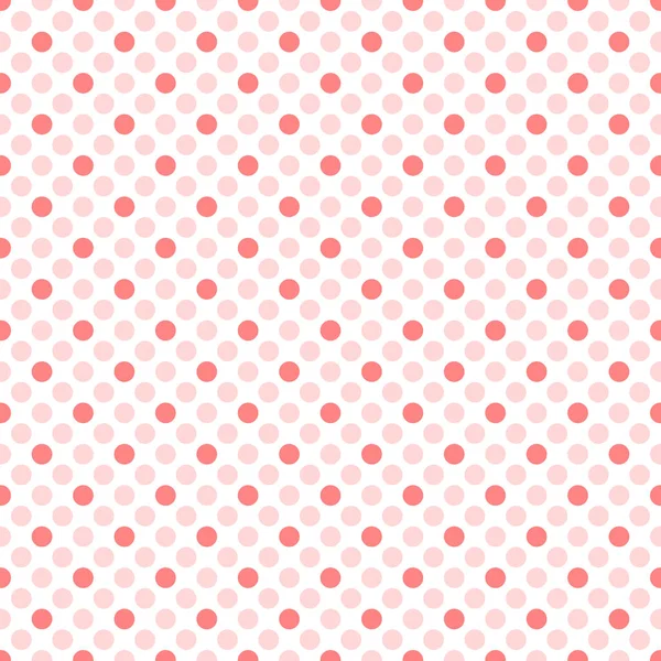 Seamless Mini Pink Dot Pattern — Stock Vector