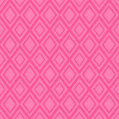 Seamless vector geometric on pink background for pattern