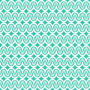 Pastel yeşil arka planda kusursuz beyaz dalga