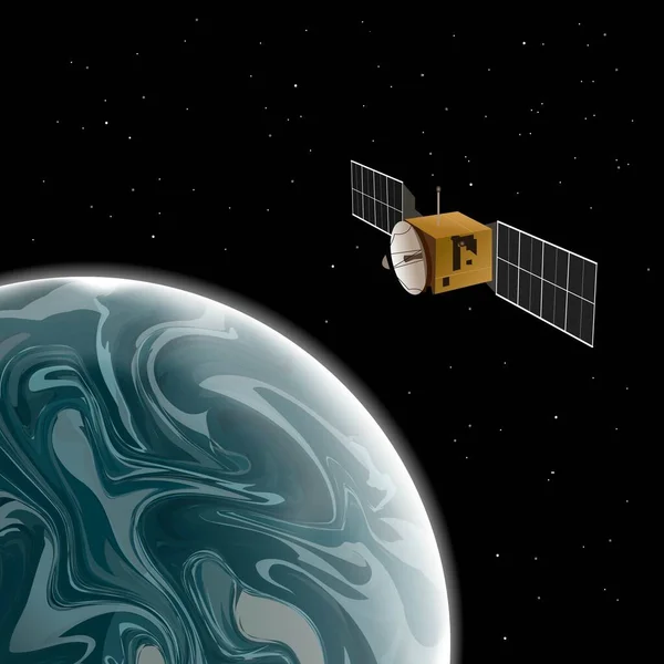 Yapay uydu gezegen yörüngesinde