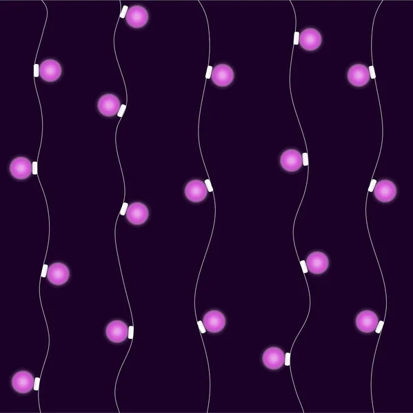 Pembe fenerlerden oluşan bir çelenk, koyu mor bir arka planda.