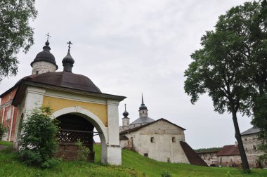 Cyril-Belozersky Manastırı. Kirillov Manastırı. Erkekler için manastır. Rusya