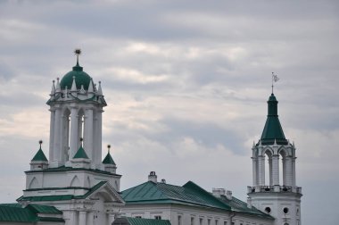 Spaso-Yakovlevsky Manastırı Rostov. Ortodoks erkek manastırı. Nero Gölü kıyısında. Rusya