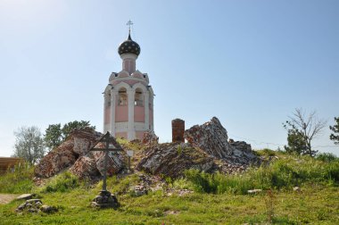 Spaso-Kamenny Manastırı. Stone Adası. Kubinskoe Gölü. Ust-Kubinsky bölgesi. Vologda bölgesi. Rusya