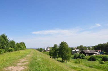Rahman 'ın Kurtarıcı Belozersk Kilisesi. Beyaz Göl. Vologodskaya Oblastı. Rusya