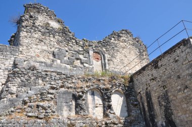 Anakopia Kalesi. Anakopia Dağı. Yeni Athos. Karadeniz. Abhazya