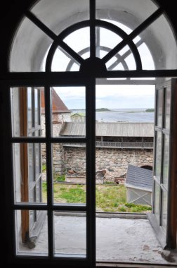 Solovetsky Manastırı. Gulak Takımadası. Beyaz Deniz 'deki Solovetsky Adaları. Rusya