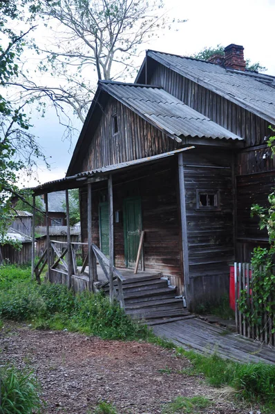 Rabocheostrovsk Kem Village Port Republic Karelia Russian Federation White Sea — Stock Photo, Image