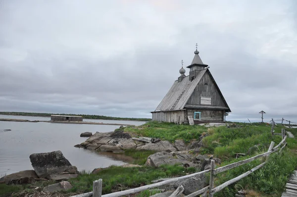Rabotscheostrowsk Kem Dorf Hafen Republik Karelien — Stockfoto
