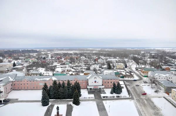 Vista Superior Cidade Suzdal Região Suzdal Inverno Rússia — Fotografia de Stock