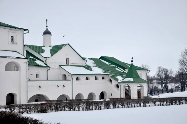 Suzdal Kremlin 主教的房间 冬季的Suzdal地区 俄罗斯 — 图库照片