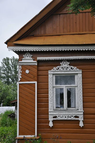 Porechye Old Village Houses Porechye Region Summer Russia — Stock Photo, Image