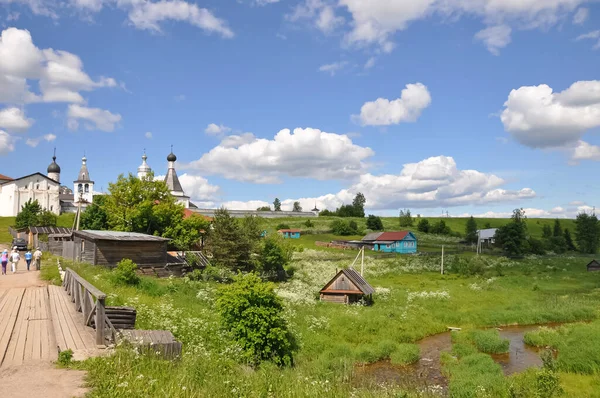 Μονή Φεραπόντωφ Unesco Φεραποντόβο Περιφέρεια Κιριλόβσκι Περιφέρεια Vologodskaya Ρωσία — Φωτογραφία Αρχείου