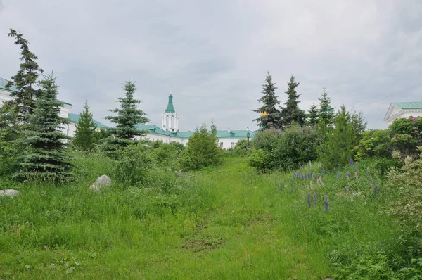 Monasterio Spaso Yakovlevsky Rostov Monasterio Masculino Ortodoxo Lago Nerón Rusia — Foto de Stock