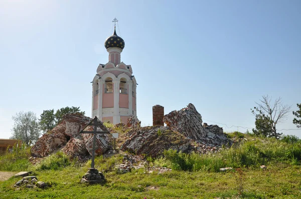 Spaso Kamenny Manastırı Stone Adası Kubinskoe Gölü Ust Kubinsky Bölgesi — Stok fotoğraf
