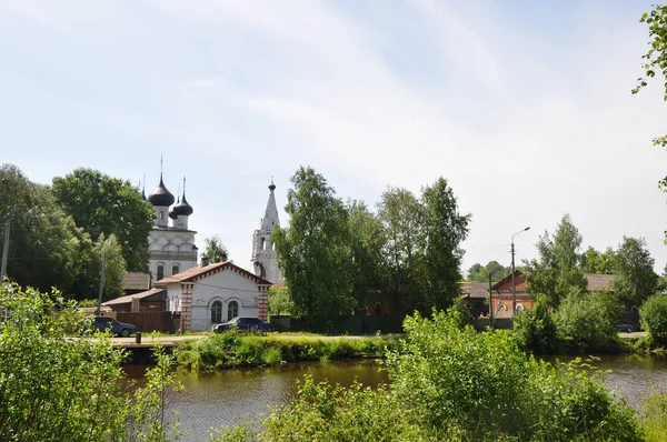 Igreja Salvador Misericordioso Belozersk Lago Branco Oblast Vologodskaya Rússia — Fotografia de Stock