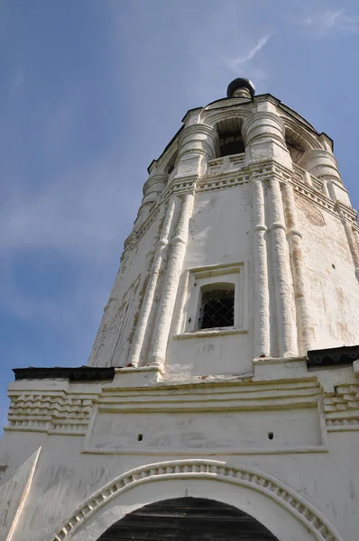 Den Almægtige Frelsers Kirke Belozersk Hvid Vologodskaya Oblast Rusland - Stock-foto