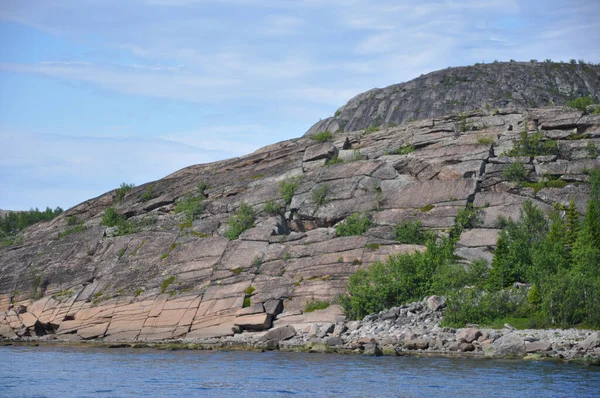 Kuzov Skärgård Vita Havet Öar Vita Havet Ryssland — Stockfoto