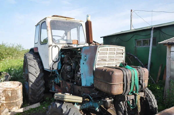 Tractor Eiland Kuuroorden Kamenny Het Kubensko Meer Ust Kubinsky District — Stockfoto