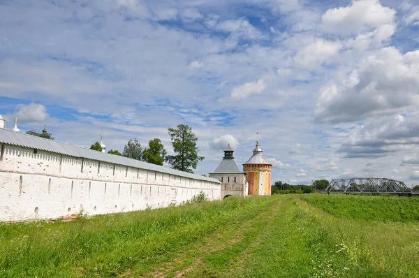 Mosteiro Spaso Prilutsky Dimitriev Vologda Oblast Vologodskaya Rússia — Fotografia de Stock