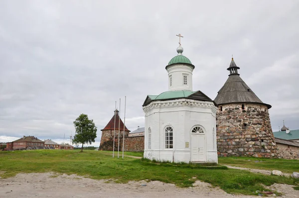 索洛夫茨基修道院古拉克群岛 白海中的索洛夫茨基群岛 俄罗斯 — 图库照片