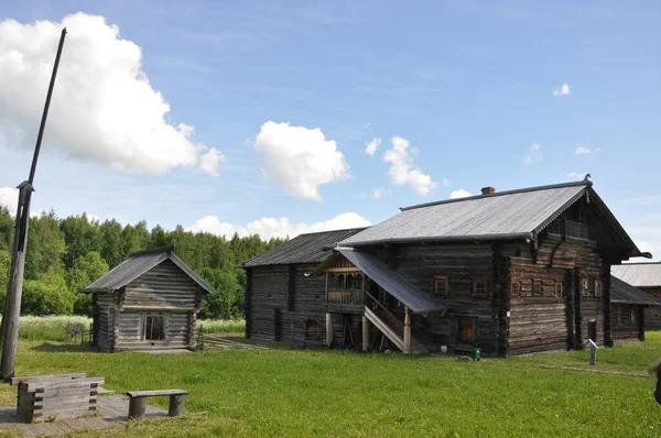 Architektur Und Ethnographisches Museum Des Gebiets Wologda Semenkovo Gebiet Wologda — Stockfoto