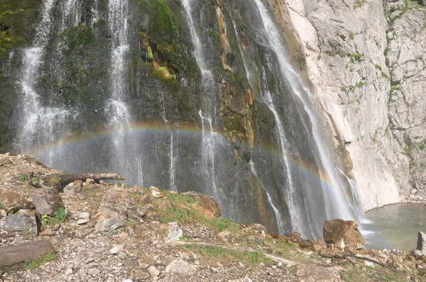 Wodospad Circassian Wodospad Góry Morze Czarne Abchazja — Zdjęcie stockowe