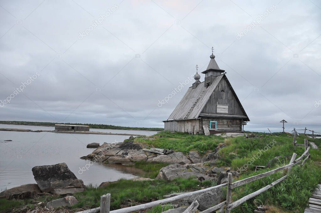 Rabocheostrovsk. Kem. Village at the port. Republic of Karelia o