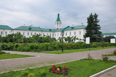 Spaso-Yakovlevsky Manastırı Rostov. Ortodoks erkek manastırı. Nero Gölü kıyısında. Rusya
