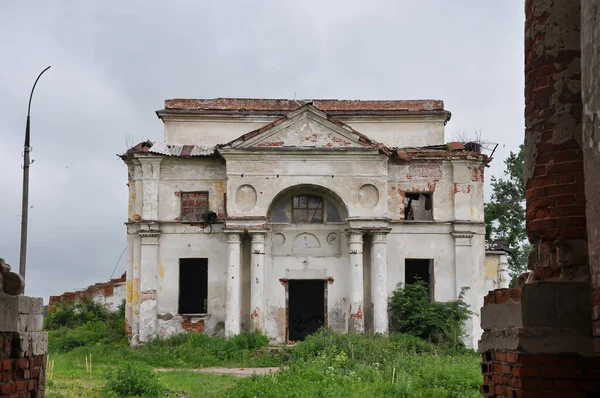 Iglesia Porechye Antiguo Templo Ruinas Iglesia Pedro Pablo Rusia — Foto de Stock