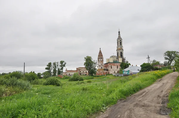 Porechye Deki Kilise Eski Yıkılmış Tapınak Peter Paul Kilisesi Rusya — Stok fotoğraf
