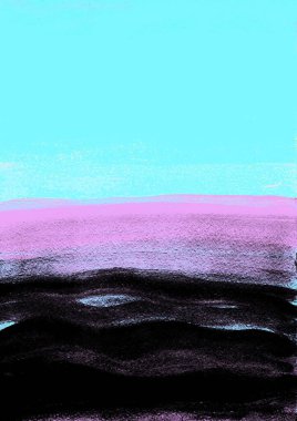 Minimalist renk grafikleri. Grafiklerdeki renk manzarası. Peyzaj