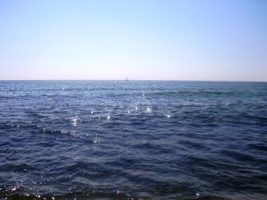 Deniz dalgaları. - Su. Su ve dalgalar. Okyanus dalgaları. Deniz Burnu