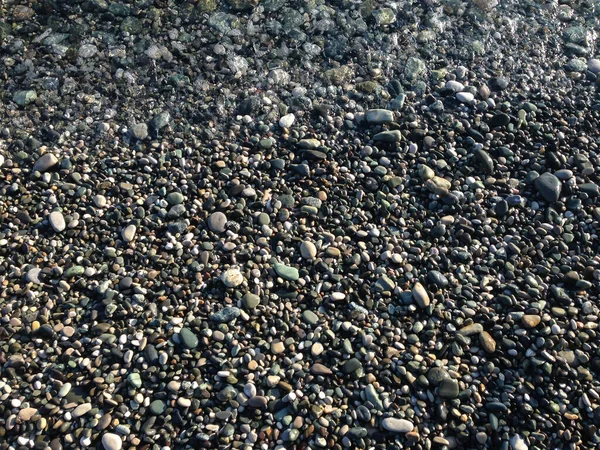 海上费用 沙滩海岸 急流的水 蓝色波浪 — 图库照片