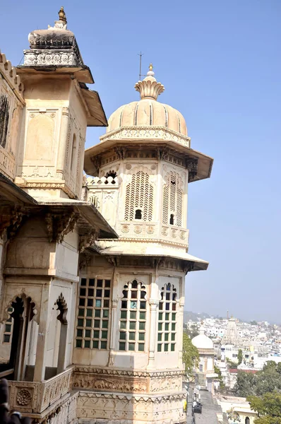 Şehir Sarayı Udaipur Hindistan — Stok fotoğraf