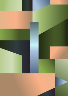 Askeri tarzda basit vektör geometrisi.