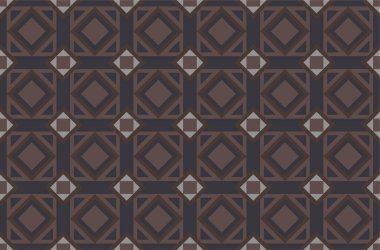 Kare ve parçalarına dayalı renkli vektör geometrik deseni