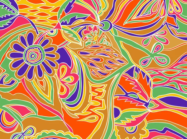 Illustration Vectorielle Avec Des Fleurs Belles Fleurs Colorées Fleurs Plantes — Image vectorielle