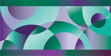 Renkli vektör geometrik şablon kareler ve onların par tabanlı