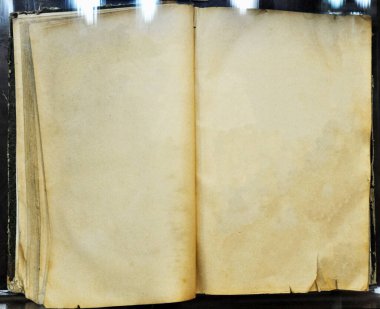 Eski bir eski kitabın sayfaları