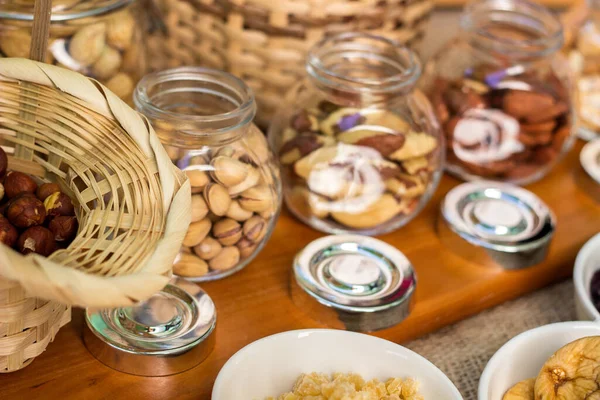 Granola Bar Healthy Nuts Dried Fruits — Stock Photo, Image