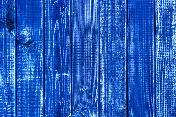 Blå Målade Stuckaturmur Trä Struktur Mönster Lövträ Bakgrund — Stockfoto