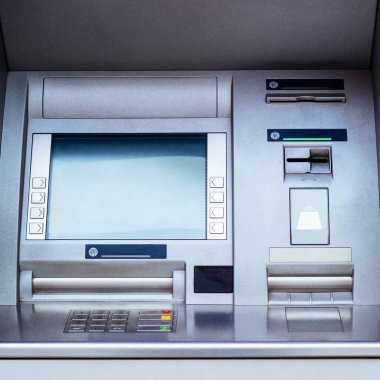 ATM para makinesi - Otomatik Teller Makinesi yakın plan